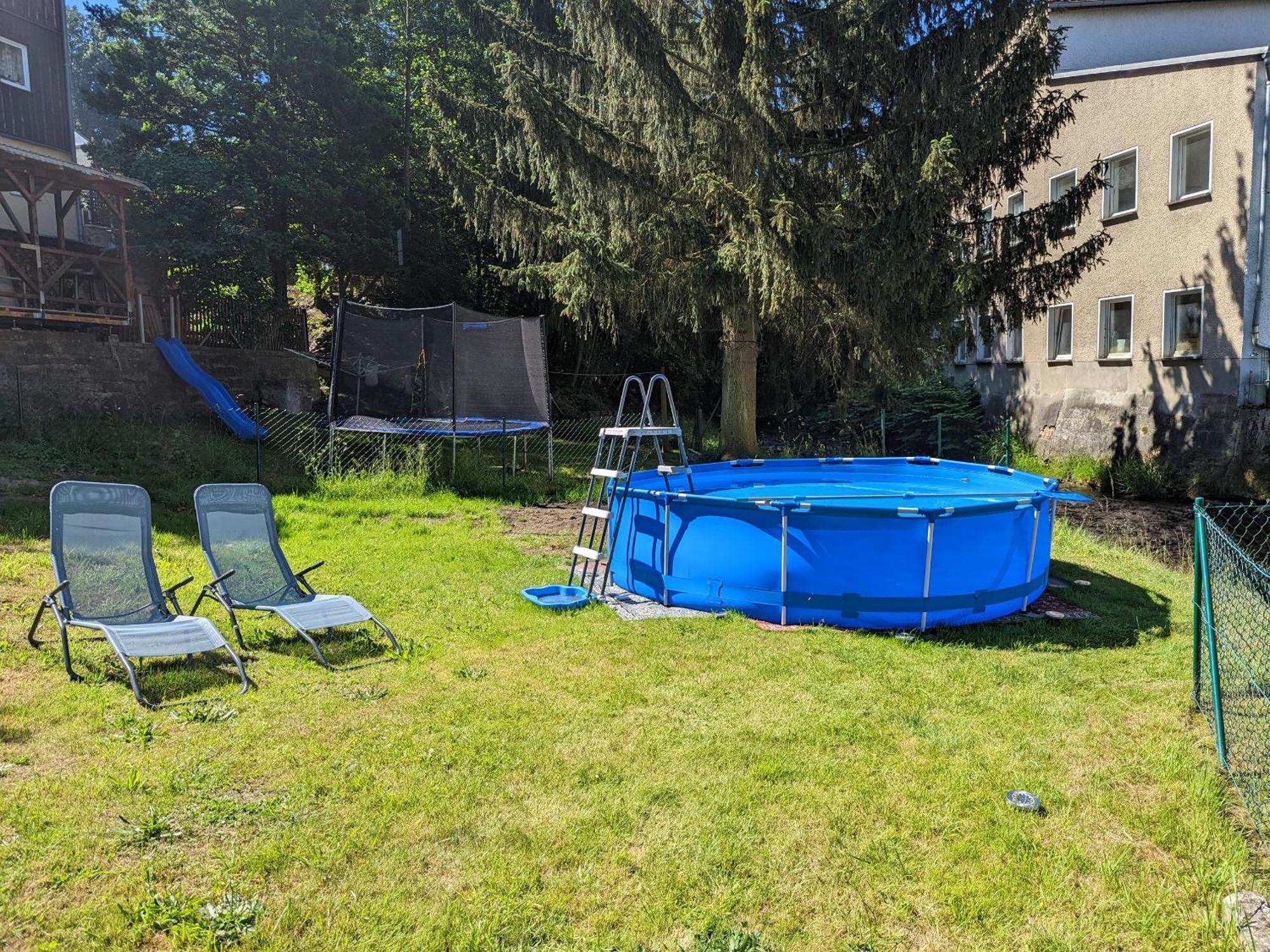 Hw3 - Urlaubsmagie - Helle, Grosse Wohnung Mit Pool 赛博尼茨 外观 照片