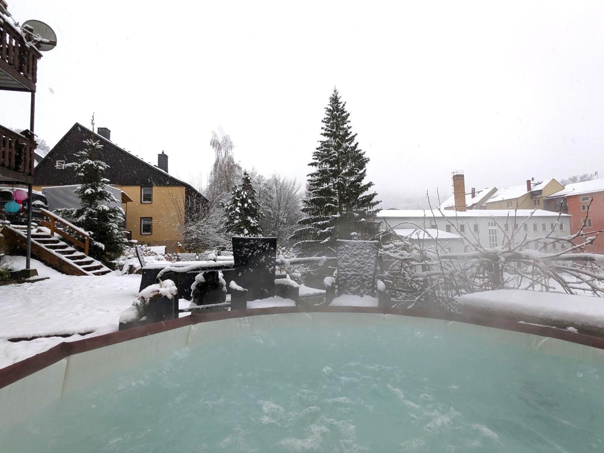 Hw3 - Urlaubsmagie - Helle, Grosse Wohnung Mit Pool 赛博尼茨 外观 照片