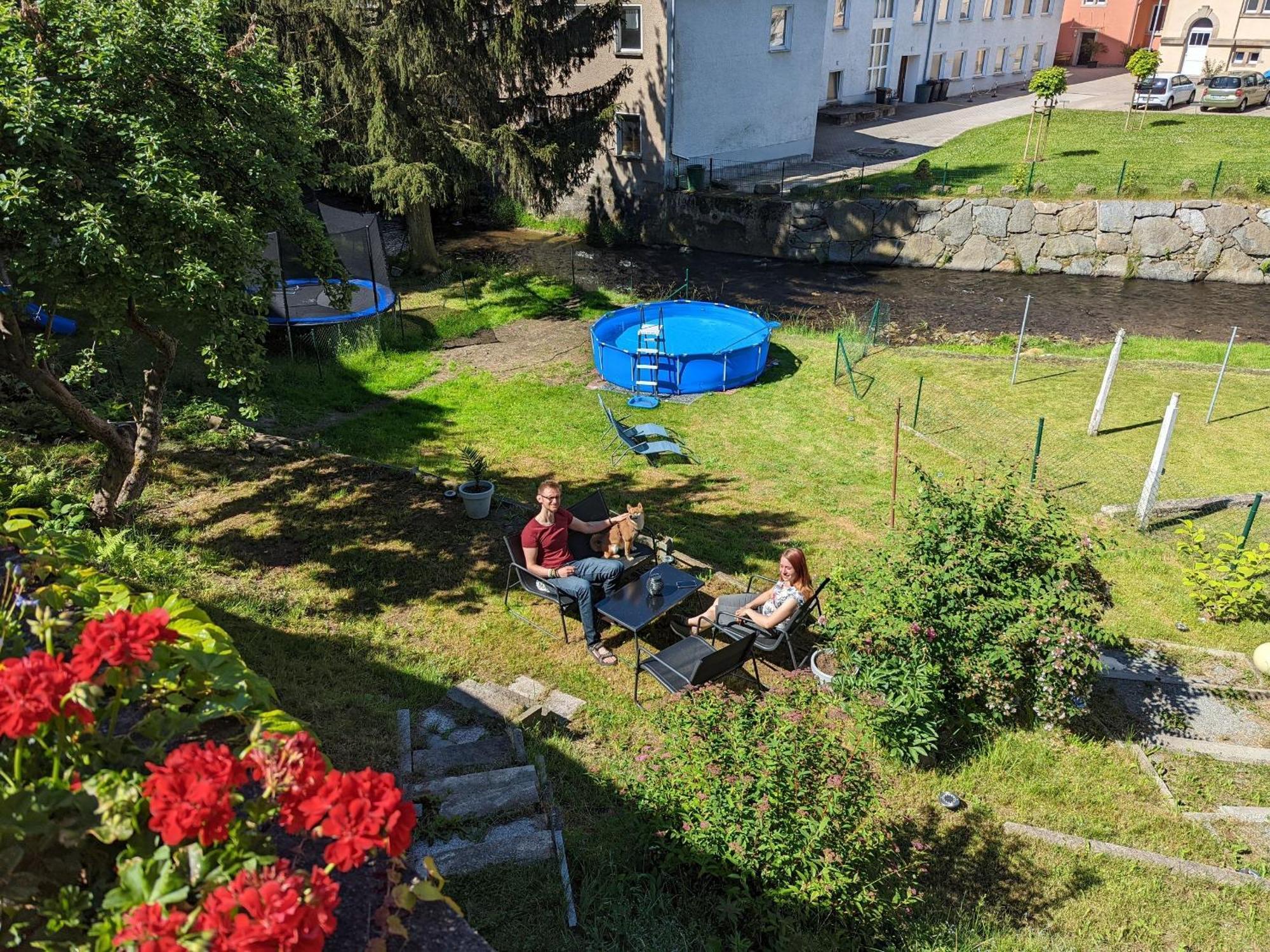 Hw3 - Urlaubsmagie - Helle, Grosse Wohnung Mit Pool 赛博尼茨 外观 照片
