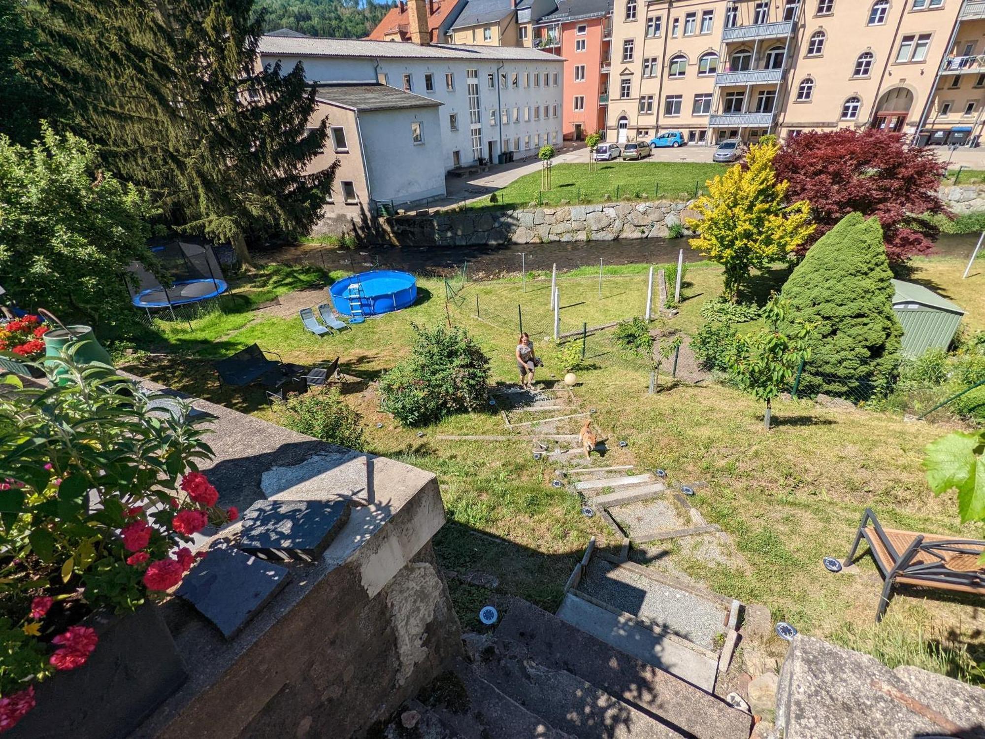 Hw3 - Urlaubsmagie - Helle, Grosse Wohnung Mit Pool 赛博尼茨 外观 照片