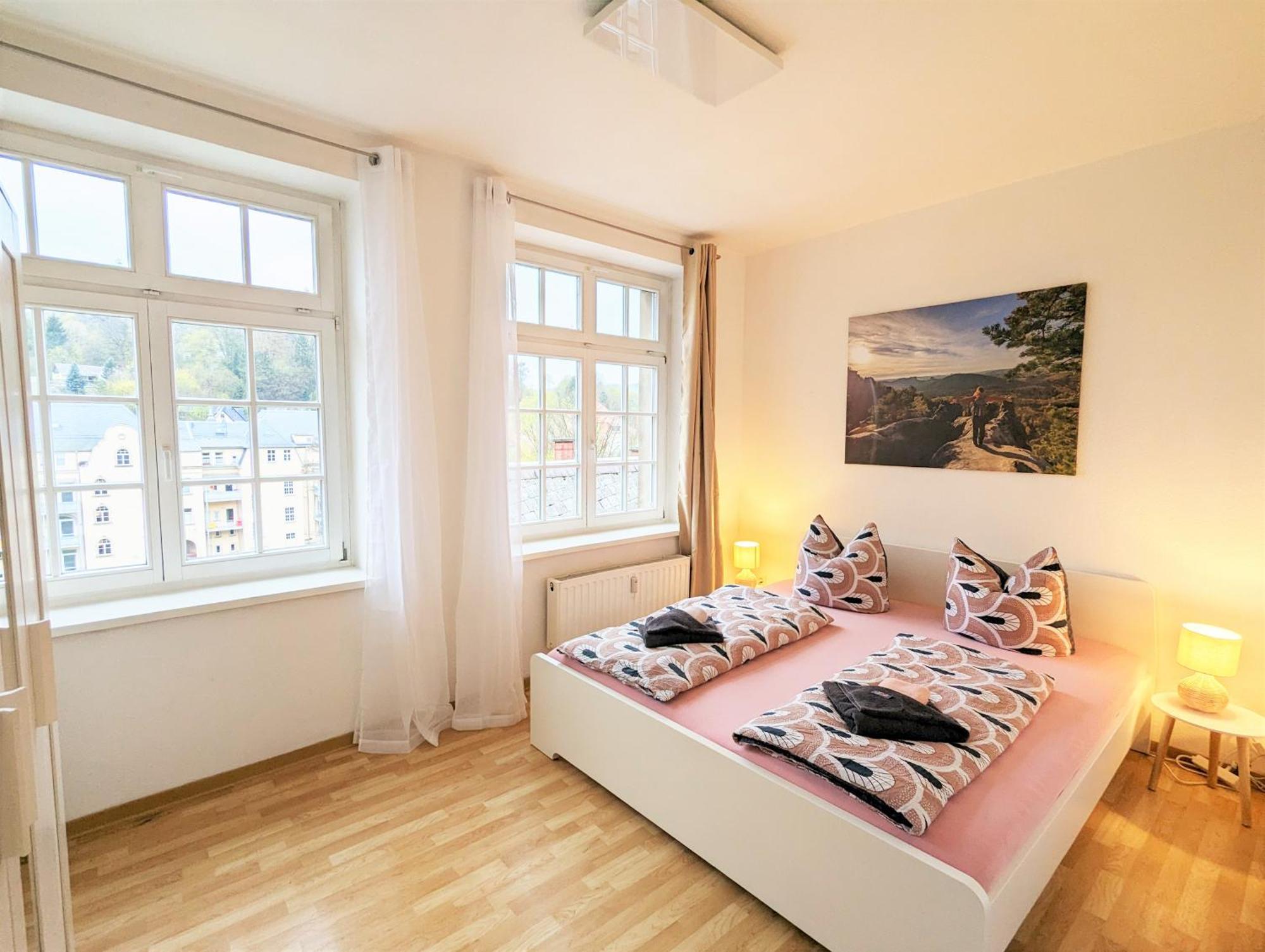 Hw3 - Urlaubsmagie - Helle, Grosse Wohnung Mit Pool 赛博尼茨 外观 照片